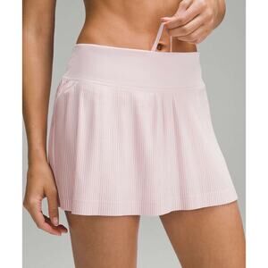 Lululemon Pleat to Street Mid-Rise Skirt Flush Pink
